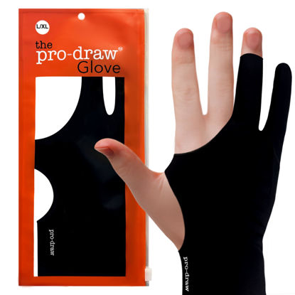 Picture of Pro-Draw Artist Glove for iPad, Drawing Tablet, Sketching // Two & Three Finger Tap // Right or Left Hand (Small/Medium)