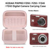 Picture of Elonbo Camera Carrying Case for KODAK PIXPRO FZ55 / FZ53 / FZ45 / FZ43 16MP Digital Camera, Vlogging Camera Storage Holder Trave Bag, Mesh Bag Fits Batteries, Cable, Memory Card, Card Reader, Pink