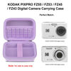 Picture of Elonbo Camera Carrying Case for KODAK PIXPRO FZ55 / FZ53 / FZ45 / FZ43 16MP Digital Camera, Vlogging Camera Storage Holder Trave Bag, Mesh Bag Fits Batteries, Cable, Memory Card, Card Reader, Purple