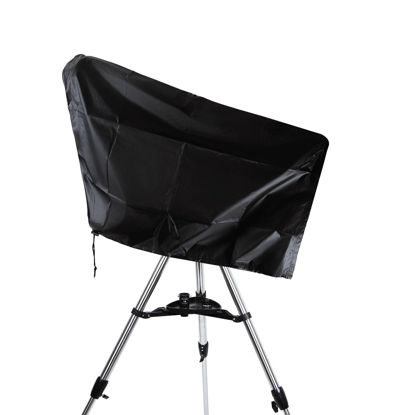 Picture of SUNSURE Dustproof Telescope Cover Protective Waterproof Telescope Cover with Adjustable Drawstring for indoor or Outdoor Use (Black-59x33in)
