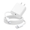 Picture of 6FT 20W Fast Charger Adapter for AirPods 4 Gen 4 Generation, AirPods Pro 2 2nd A2698, AirPods Max 2 2024,Beats Pill 2024, iPhone 16 15,iPad Air 13/12.9, USB Type C Cable Charging Head,MacBook & More
