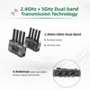 Picture of Accsoon CineView SE Wireless Video Transmission System, SDI HDMI, 0.05s Latency, 1200ft/350m Range, 1080P 60fps, for Livestreaming Monitor, 2.4GHz+5GHz Dual-Band, 4 App Monitoring, Support Android&iOS