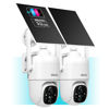 Picture of Sovmiku 2C1 4G LTE Cellular Security Camera Wireless Outdoor, $14.9/Month for Unlimited Data, Easy to Setup, IP65 Waterproof, No Wi-Fi Surveillance Cam Two Way Audio, Color Night Vision, 32GB Included