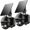 Picture of ZUMIMALLSolar Security Cameras Wireless Outdoor with 360° PTZ, 2 Packs Solar Powered Cameras for Home Security, Spotlight & Siren/3MP Color Night Vision/PIR Detection/2-Way Talk/IP66/Cloud