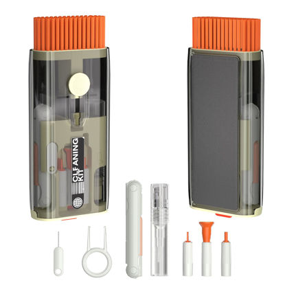 Picture of Laptop Cleaner, 12 in 1 airpod Cleaner kit Keyboard Cleaner Set, Computer MacBook Earphone Camera Cleaning Kit, Tablet and Screen Dust Brush Tool for Computer, PC, TV Camera Lens Computer Vacuum