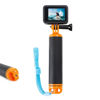 Picture of Alsukeay Waterproof Floating Hand Grip Handle for GoPro Hero 12 11 10 9 8 7 6 5 4 Session 3+ 2 1 Fusion Max Black Silver Action Cameras