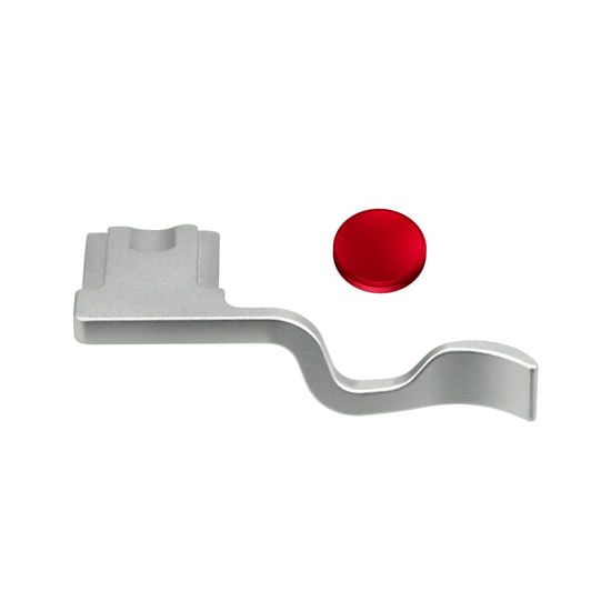 Picture of Metal Thumb Up Grip for for Fuji Fujifilm XT50 XT5 XT4 XT3 XT30 XT2 XT20 XT10 Digital Camera Hot Shoe Thumb Hand Grip Accessories (Silvery)
