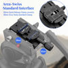 Picture of Haoge CP-MA90 Quick Release Plate QR Clamp Adapter Convertor for Select Manfrotto Tripod Fluid Video Head to Arca-Swiss Compatible, Fit 501PL / Q5 / 504PLONG / 500PLONG Heads