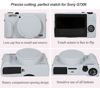 Picture of Pocoukate Case for Canon G7X Mark III Camera, Soft Silicone Protective Cover Skin with Removable Lens Cover for Powershot G7X Mark iii, Silicone Case with G7X3 Screen Protector Accessories - Gray