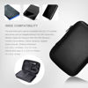 Picture of Hard Drive Carrying Case Storage Organizer Bag Multi-Purpose Universal Carry Pouch Compatible with Western Digital WD Elements Seagate, 2.5’’ EVA Shockproof Travel Case (Black)