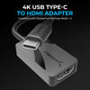 Picture of SABRENT 4K USB Type-C to HDMI Adapter - Plug-and-Play, 4K@60Hz, HDR10/Dolby Vision Support, Compatible with Laptops, Tablets, Smartphones, and Gaming Devices - Portable Aluminum Design (DA-CH4K)