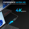 Picture of SABRENT 4K USB Type-C to HDMI Adapter - Plug-and-Play, 4K@60Hz, HDR10/Dolby Vision Support, Compatible with Laptops, Tablets, Smartphones, and Gaming Devices - Portable Aluminum Design (DA-CH4K)