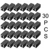 Picture of ZUZONG RJ45 Coupler Ethernet Coupler in Line Coupler for Cat8/Cat7/Cat6/Cat5e/Cat5 Ethernet Cable Extender Adapter Female to Female (30 PCS Black)