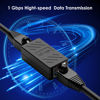 Picture of ZUZONG RJ45 Coupler Ethernet Coupler in Line Coupler for Cat8/Cat7/Cat6/Cat5e/Cat5 Ethernet Cable Extender Adapter Female to Female (30 PCS Black)