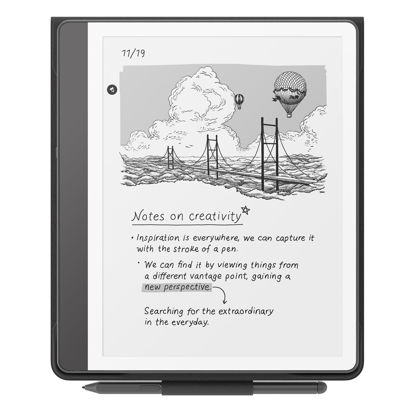 Picture of New Amazon Kindle Scribe Folio Cover with Magnetic Attach, Sleek Protective Case - Premium Leather
