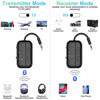 Picture of Bluetooth Transmitter Receiver, 2-in-1 V5.3 Wireless Adapter, Bluetooth Audio Transceiver for Airplane TV PC MP3 Gym Switch,Bluetooth Receiver for Speakers Headphones,aptX Low Latency & HD