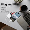 Picture of USB C SD Card Reader for iPhone 15/16/MacBook/Mac,Type C Memory Card Adapter,USB-C Micro SD Reader Supports SD and MicroSD Memory Card Adapter,Trail Camera Viewer Plug and Play for Samsung Android