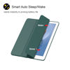 Picture of Divufus Case for iPad 10.2 2021/2020/2019, Smart Lightweight Trifold Stand Cover, Auto Sleep/Wake Soft TPU Pencil Holder Case for iPad 10.2 inch 9th/8th/7th Generation - Dark Green