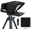 Picture of Inmei TX12 Teleprompter with Remote App Control, 13inch Metal Teleprompter，Compatible with iPad, Smartphone, DSLR Camera,Collapsible with Carry Case,Easy to Assemble