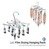 Picture of JJC Darkroom 35mm 120 Film Drying Hanging Rack with 10 Clips, Foldable Hanger Windproof for 135, 120, 4x5” Film, Darkroom Developing Accessories