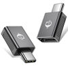 Picture of BCLINK 10Gbps USB C to USB Adapter (2 Pack), USB 3.2 Gen 2 Fit Side by Side, USB C Male to USB A Female Converter for iPhone 16 15 Series, iPad, MacBook and More Type C Devices