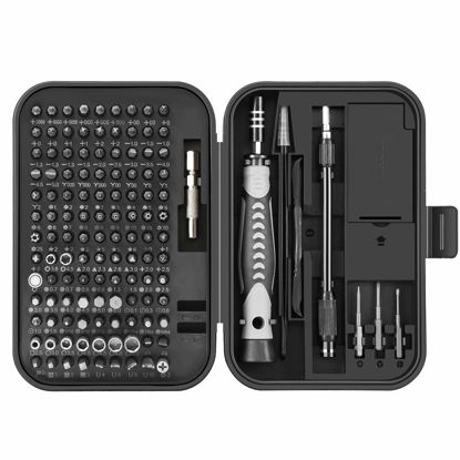 Picture of ORIA Precision Screwdriver Set, 130 in 1 Screwdriver Kit with 120 Screwdriver Bits(117 PCS 28mm, 3 PCS 35mm), Repair Tool Kit for Smart Phone, Household Appliances