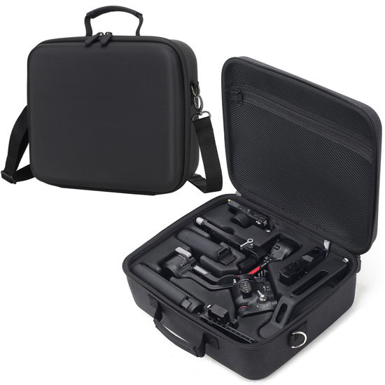Picture of PONYRC RS 4 Carrying Case, Waterproof Portable PU leather Storage Shoulder Bag Travel Case for DJI Ronin RS 4/ RS 4 Combo, 3-Axis Gimbal Lightweight Stabilizer and Accessories