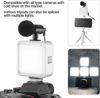 Picture of ULANZI VL49 2000mAh LED Video Light w 3 Cold Shoe, Rechargeable Soft Light Panel for DJI OSMO Mobile 3 Pocket Zhiyun Smooth 4 Sony RX100 VII Canon G7X Mark III A6400 6600 Action Camera 13 9 8 Vlogging