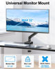 Picture of Single Monitor Mount Arm Fits Monitor up to 32 Inch, Monitor Desk Mount Holds 4.4-19.8lbs Computer Screen, Full Motion Gas Spring Monitor Desk Mount, VESA Mount 75x75, 100x100, Freelift