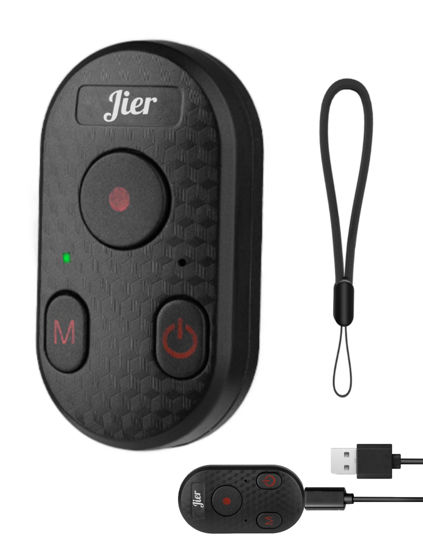 Picture of Wireless Bluetooth Remote Control for iPhone, GoPro Remote: Ultra-Portable, Effortless Pairing, Type-C Rechargeable, Long-Lasting, Seamlessly Works with iPhone, Android, GoPro, iPad for Remote Shutter