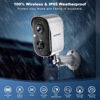 Picture of Security Cameras Wireless Outdoor, 2K Battery Powered WiFi Cameras for Home Security with AI Motion Detection, Color Night Vision, Spotlight, Siren, Waterproof, SD/Cloud Storage - 4 Pcs