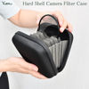 Picture of Yullmu Hard Shell Camera Filter Case Camera Filter Accessories and Storage Suitable for 6 circular filters with a maximum diameter of 95mm Microfiber-Lined Pockets