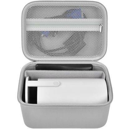 Picture of Mini Projector Case Compatible with Magcubic for Alwtniet for Limimart for Aubor for HIPPUS Portable Projector 4K 1080P Support, Storage Holder Organizer for accessories (Box Only) -Light Grey