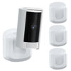 Picture of 3 Pack No Drill No Screws Wall Mount Bracket for Ring Indoor Cam(1st Gen and 2nd Gen), Strong Adhesive Ring Camera Mount, Undamaged, Easy to Install (White, Camera not Included)