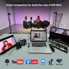 Picture of FEELWORLD ATEM156 Quad-Split Monitor 4K 15.6" Director’s Monitor with 4 x HDMI I/O Live Streaming Broadcast Monitor for Switchers, Mixer, Studio, Television