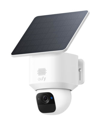 Picture of eufy Security SoloCam E30, Security Cameras Wireless Outdoor, Solar Camera Outdoor Wireless, 360° Pan, AI Tracking, 2K Clarity, HomeBase S380 Compatible, No Monthly Fee, only Support 2.4Ghz