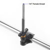 Picture of PHOCUS Small End Jaw Vise Clamp/Grip with 1/4" & 3/8" Thread for Mounting Photography Video Light, Ring Light, Ball Head, Magic Arm or Accessories