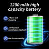 Picture of JZAQ Motorcycle Helmet Speakers Helmet Bluetooth Headset Headphone Automatic Answer Music Control,120 Hours Playing time High Sound Quality System Ultra Thin Cycling/Skiing/Riding 1200 mAh Battery
