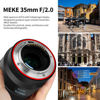 Picture of Meike 35mm F2.0 Full Frame AF STM(Stepping Motor) Lens Wide Angle Auto Focus Fixed Prime Portrait Lenses for Sony E Mount Mirrorless Cameras A9 A9II A7III A7II A7RII A7 A7R3 A7R4 A7IV A7C A7CII A7SIII