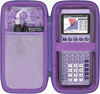Picture of co2CREA x Texas Instruments for TI-84 Graphing Calculator Hard Case, Carrying Case for TI-84 Plus/TI-Nspire CX II CAS/TI-Nspire CX II/TI-83 Plus/TI-89 Titanium/TI-85/TI-86 Calculator, Purple