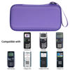 Picture of co2CREA x Texas Instruments for TI-84 Graphing Calculator Hard Case, Carrying Case for TI-84 Plus/TI-Nspire CX II CAS/TI-Nspire CX II/TI-83 Plus/TI-89 Titanium/TI-85/TI-86 Calculator, Purple
