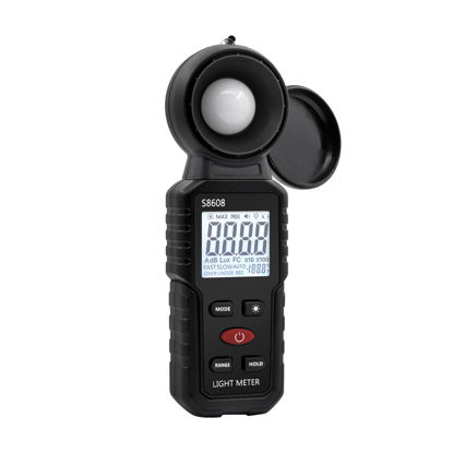 Picture of Mcbazel Digital Luxmeter Photometer Light Meter Illuminance Light Meter with LCD Display, Measuring Lights 0.1-200,000 Lux