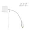 Picture of Ciyebst Cable Tethers 15 Pack with Crimping Tool (12 Inches, White), Adjustable Security Cable Look, Universal DIY Adapter Tethering Ties Kit for Computer Cord, Pre-Assembled, Tamper-Resistant