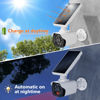Picture of WALI Solar Fake Camera,Dummy Security Cameras with Motion Sensor Light, Simulated Surveillance Security CCTV Camera for Indoor Outdoor (TCW2-SOL), 2 Packs, White