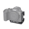 Picture of Nitze L-Bracket for Canon R6 Mark II / R6 / R5C / R5, R6 II L-Bracket with Built-in Arca Quick Release Plate and Multiple 1/4"-20 Thereaded Holes - T-C05A