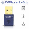 Picture of USB Bluetooth WiFi Adapter, Wireless Nano USB Network Adapter for Laptop Desktop PC Wi-Fi Dongle Compatible with Windows 10/7/8/8.1/XP Mac OS X 10.6-10.15.3
