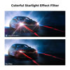 Picture of K&F Concept 82mm Colorful Brushed Filter Ultra-Thin Frame Optical Glass Special Effect Filter with 3 Vacuum Cleaning Cloths for Camera Lens
