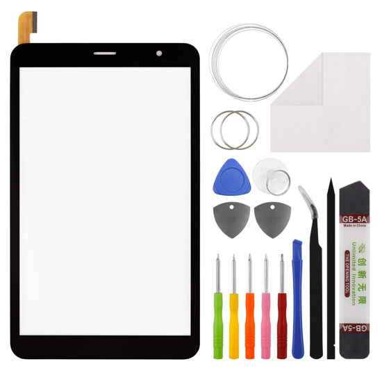 Picture of [New] Duotipa Touch Screen Digitizer Replacement for Sky Devices PAD 8 2ABOSSKYPAD8 8'' Tablet with Repair Tools Kit.(No LCD Screen).
