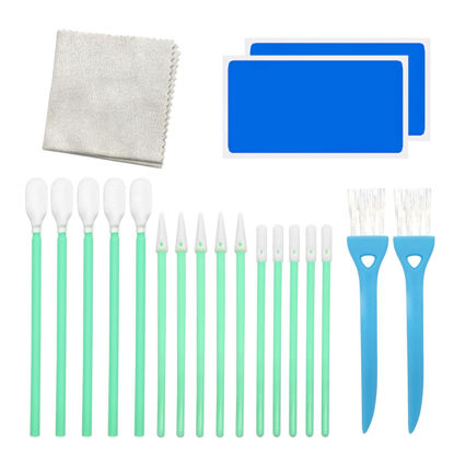 Picture of Quacc 20 PCS Cell Phone Cleaning Kit USB Charging Port and Headphone Jack Cleaner Camera Cleaning Brush Set Compatible with iPhone, iPad, Airpod, Laptop and Other Electronics
