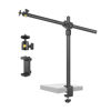 Picture of JEBUTU Camera Arm Desk Mount with Overhead Articulating Arm, Camera Desk Mount, Webcam Desk Mount for DSLR Camera Ring Light Video Recording Cooking Live Stream